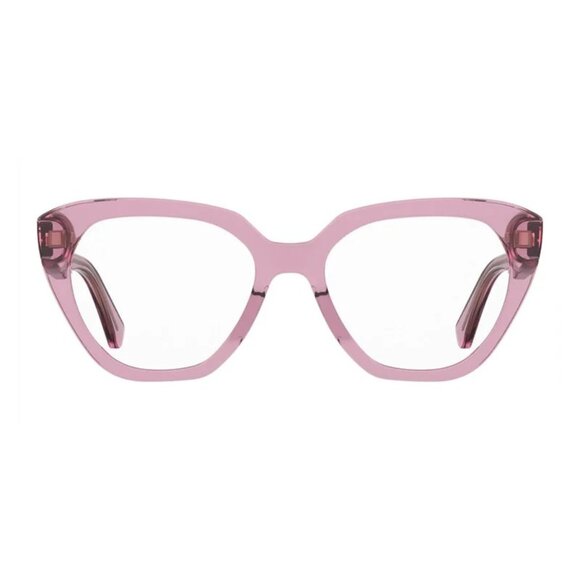 NEW MOSCHINO EYEGLASSES PINK CAT EYE WOMEN EYEWEAR MOSCHINO MOS628 0MU1 00